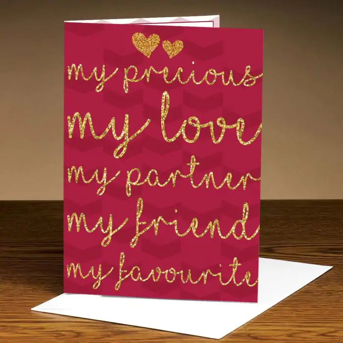 My Favourite Romantic Greeting Card