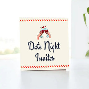Personalised Special Date Night Invite Pack of 6 Invites