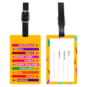 Personalised Travel Bug Luggage Tag