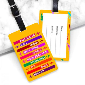 Personalised Travel Bug Luggage Tag