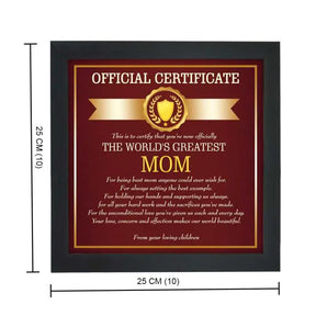 Official Certificate Mom Frame-4