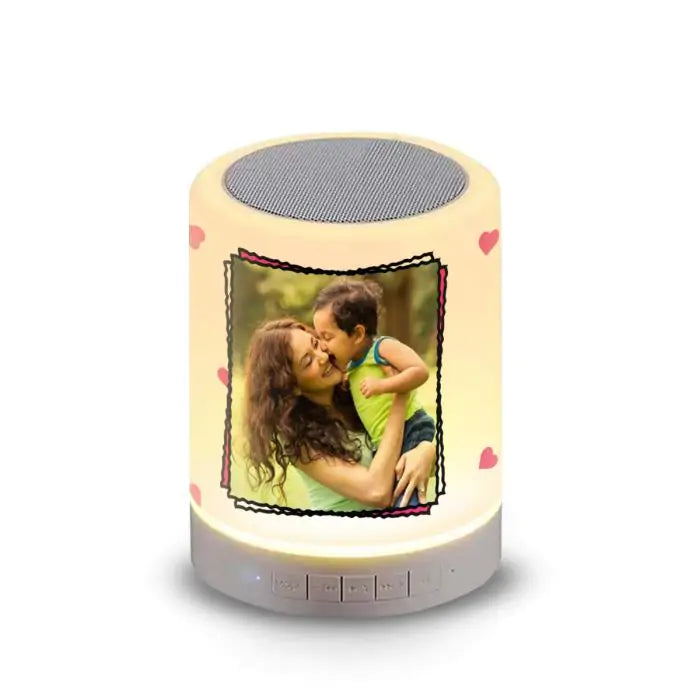Personalised Photo LED Bluetooth Speaker Gift For Mom