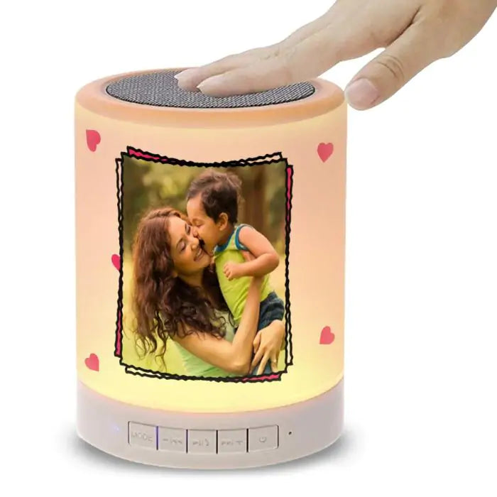 Personalised Photo LED Bluetooth Speaker Gift For Mom-3