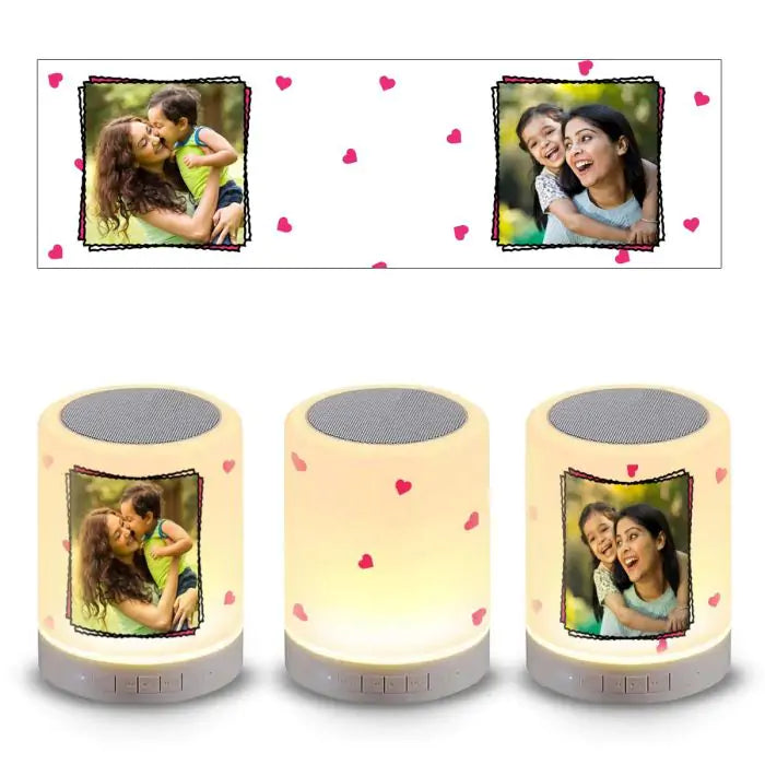 Personalised Photo LED Bluetooth Speaker Gift For Mom-4