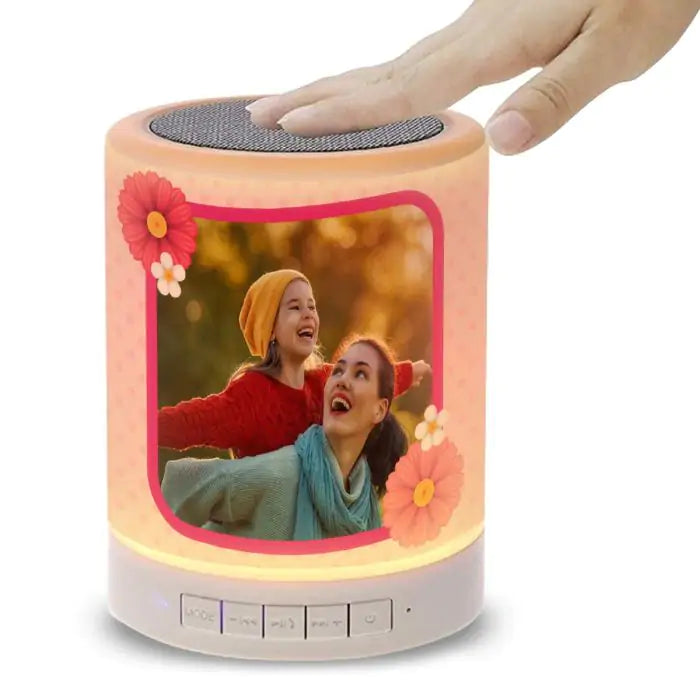 Personalised Dear Mom Photo LED Bluetooth Speaker