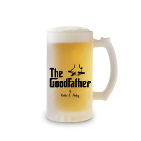Personalised The Godfather Transparent Beer Mug
