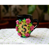 Personalised Decorative Floral Coffee Mug