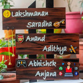 Customized Handcrafted Nameplate With Logo