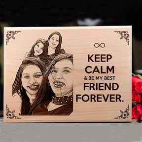Friendship Day Personalized Wooden Gift for Best Friend
