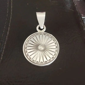 Classy Chakra Silver Pendant