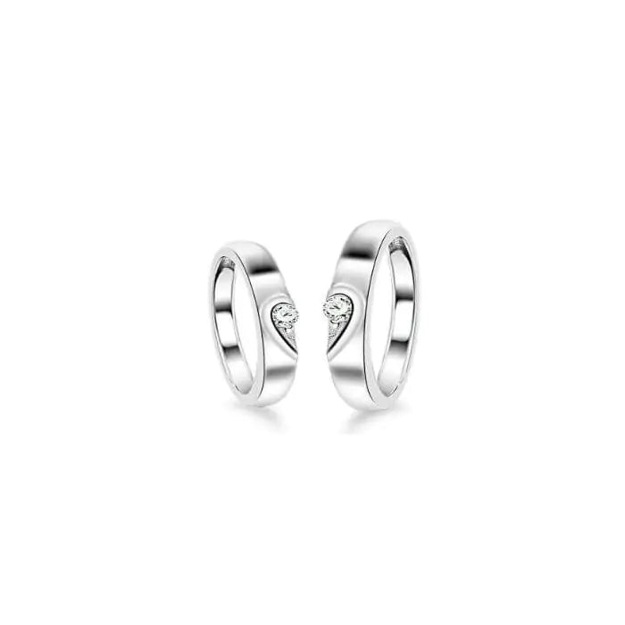Stunning Sterling Silver Couple Rings-1