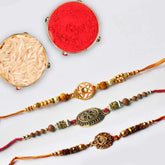 Lumba And Colorful Rakhi Combo