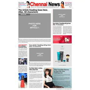 Personalised Newspaper Front Page Anniversary Scoop - Digital