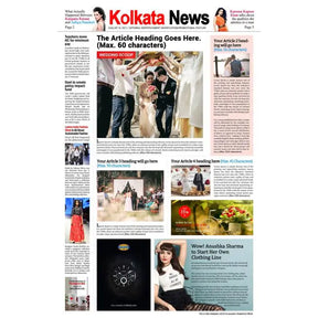 Personalised Newspaper Front Page Wedding Scoop - Digital