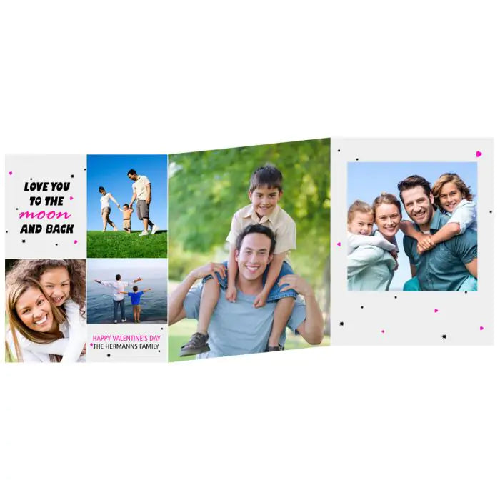 Personalised Trifold Photo Greeting Card