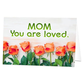 Personalised Roses Greeting Card for Mom
