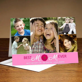 Personalised Smiles Greeting Card for Mom