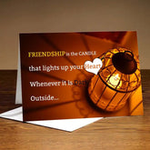 Personalised Candle Friendship Card-1