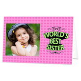 Personalised Best Sister Rakhi Card