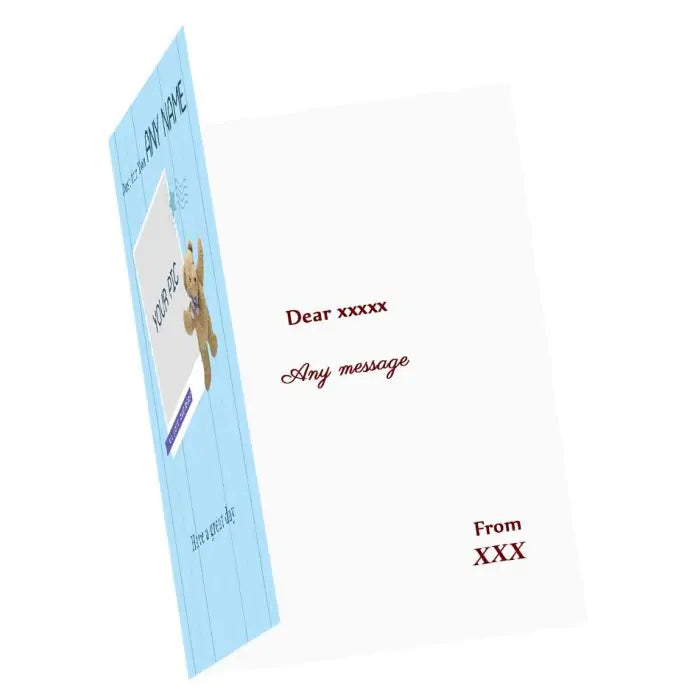 Personalised Hugs For You Birthday Card-2