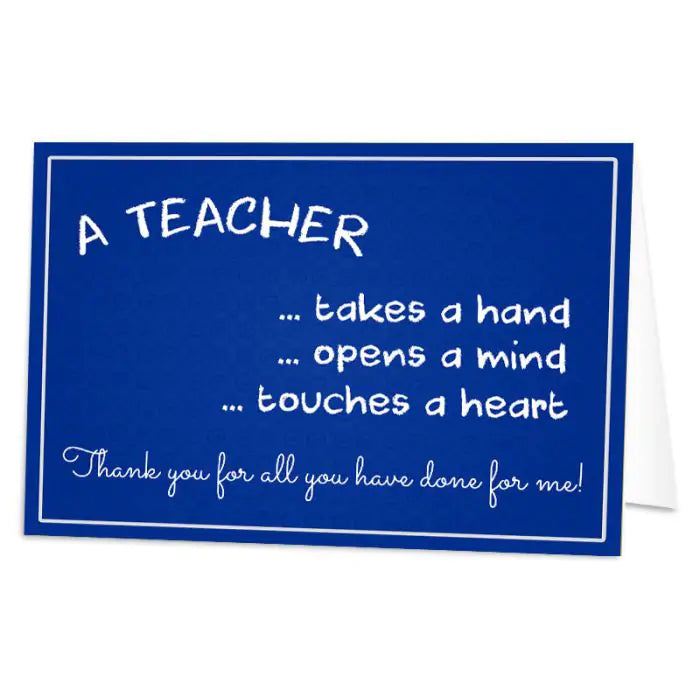 Buy Personalised Teacher Takes A Hand Card Online at Best Prices ...