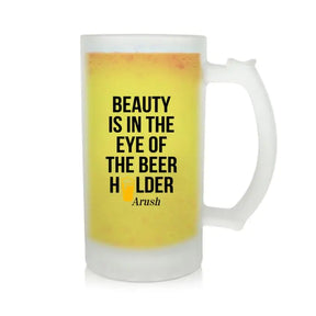 Personalised Eye Of The Beer Mug