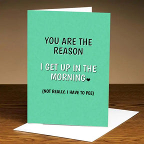 Personalized You Are The Reason Card