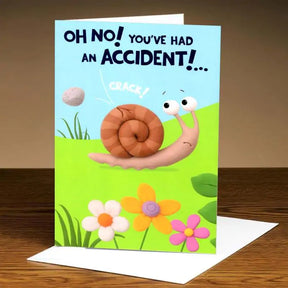 Personalised Get Well Soon From An Accident Card