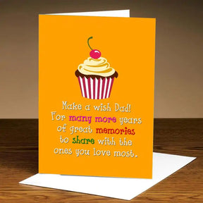Personalised Sweet Birthday Wishes To Dad Birthday Card