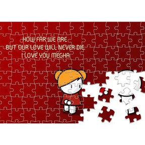 Personalised love Will Never Die Puzzle