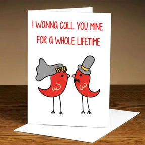 Personalised For A Lifetime Love Greeting Card