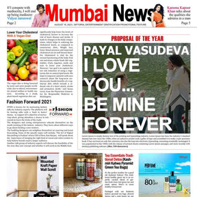 Personalised Newspaper - Valentine Day Proposal - Digital
