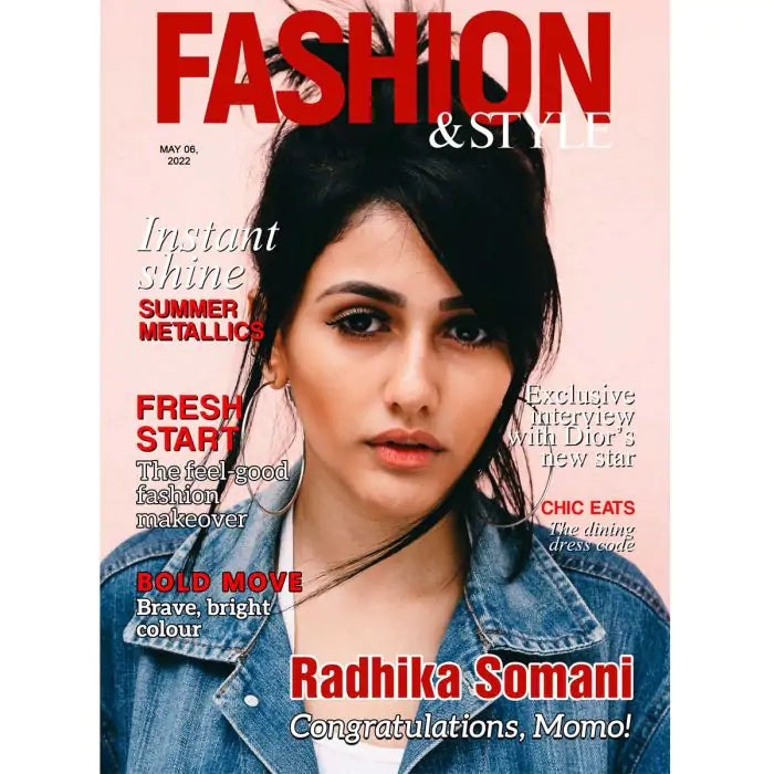 Personalised Fashion Magazine Cover - Digital
