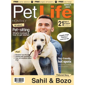Personalised Pet Life Magazine Cover