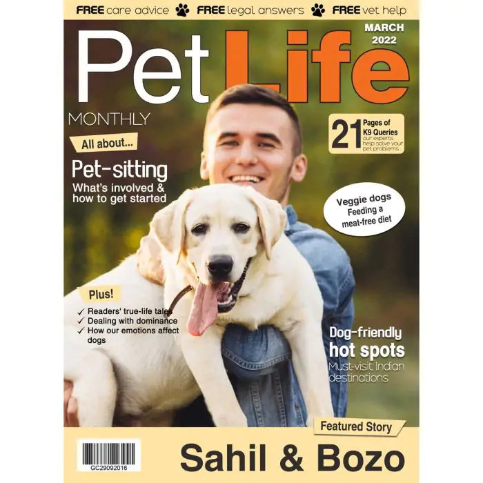 Personalised Pet Life Magazine Cover - Digital