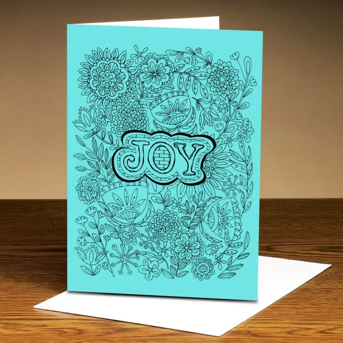 Personalised Joyful Wishes Card