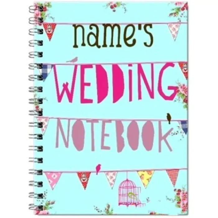 Belle Vue Wedding Personalised Notebook