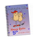 Personalised Nuts About Sister Notebook