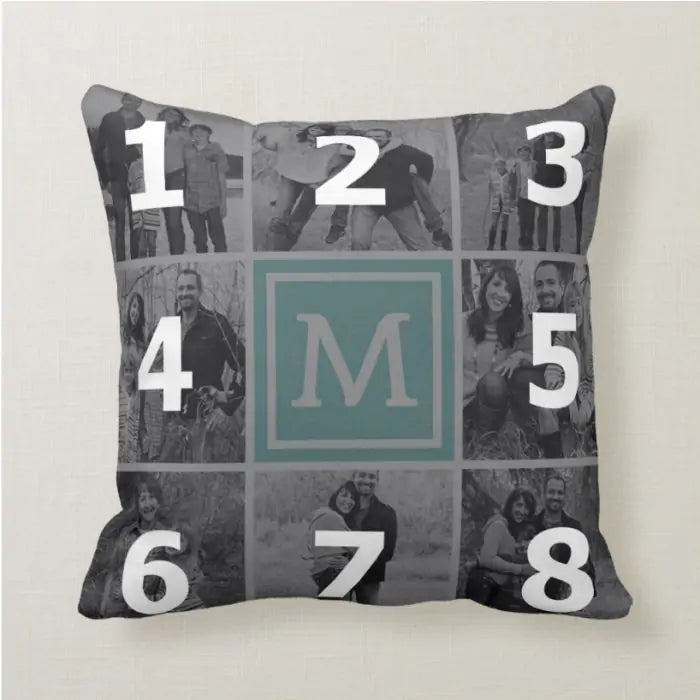 Personalised Special Moments 6 Photo Cushion