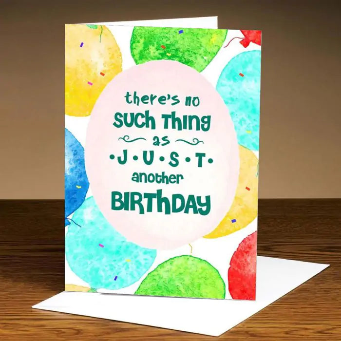 Personalised Colourful Birthday Card