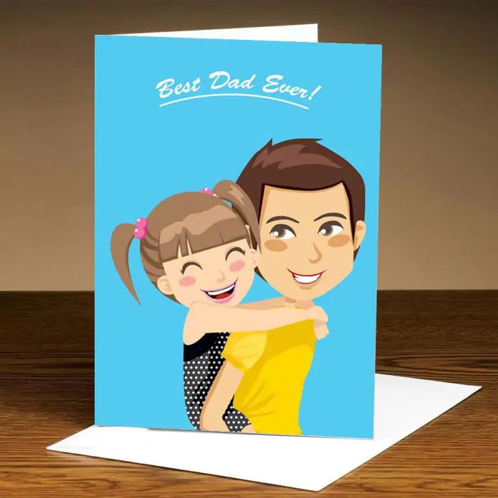 Personalised Best Father's Day Card-1