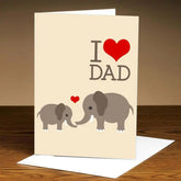 Personalised Heartiest Father's Day Card
