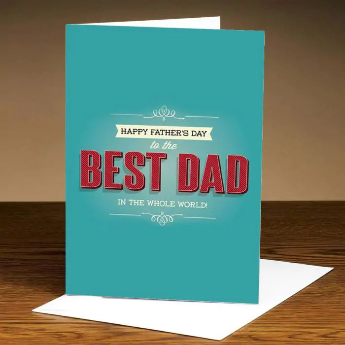 Personalised Most Awesome Dad's Day Card-1