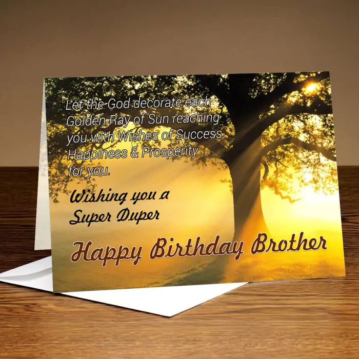 Personalised Super Duper Birthday Greeting Card
