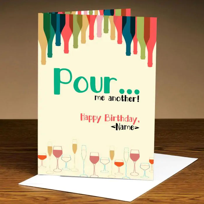 Buy Pour Me Another Birthday Greeting Card Online at Best Prices ...