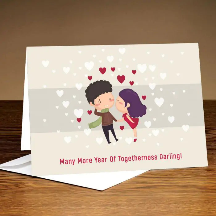 Many More Year of Togetherness Darling! Greeting Card
