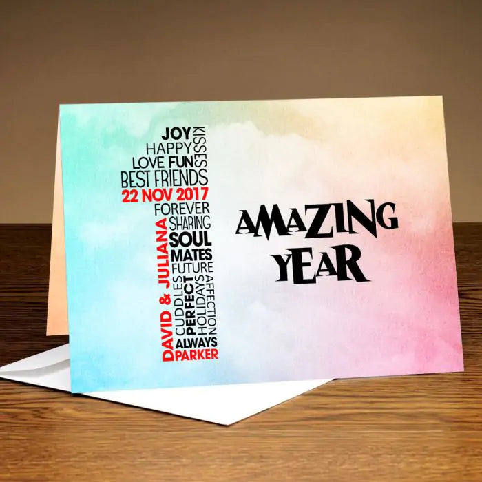 Amazing Year Greeting Card