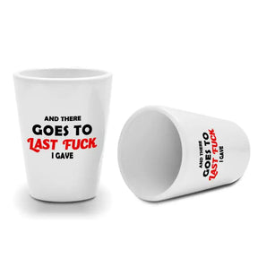 Set Of 2 - Cheers To Last Fuck Shot Glasses