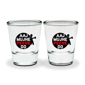 Set Of 2 - Mujhe Peene Do Shot Glasses