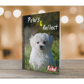 Paws and Reflect Personalised Notebook